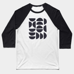 Black & White Cut-Outs Baseball T-Shirt